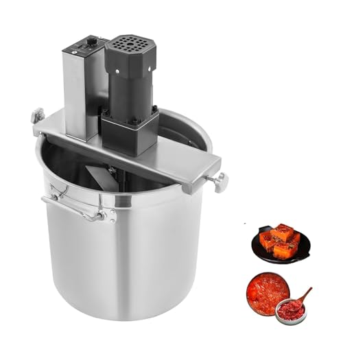 Agitador automático de ollas, mezclador de calefacción de acero inoxidable con velocidad ajustable y rascador de agitación de doble capa para salsas, mermeladas, rellenos y sopas