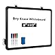 DumanAsen Whiteboard, trocken abwischbar, magnetisch, trocken abwischbar, Whiteboard für Wand, tragbares Whiteboard mit Aluminiumrahmen für Büro, Zuhause, Küche, Schule (20 cm x 30 cm)