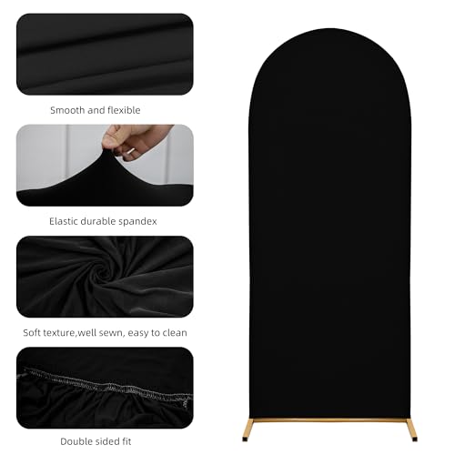 7.2FT Wedding Arch Cover – Stretchy Spandex Fabric Backdrop for Arch Stand - image 5