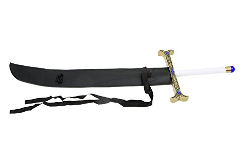 LUNGHEZZA SENZA FODERO 137 CM Dream2reality Cosplay One Piece Hawk-Eyes Shichibukai Mihawk The Black Blade straight version Medium Carbon Steel Sword