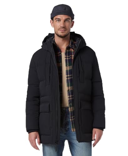 Andrew Marc Men's Mid-Length Puffer Jacket