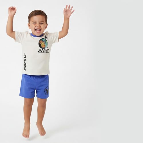 Image of Disney Mickey Mouse Lenticular Outfit for Boys, Toddler and Little Kids Clothes, T-Shirt and Shorts Set