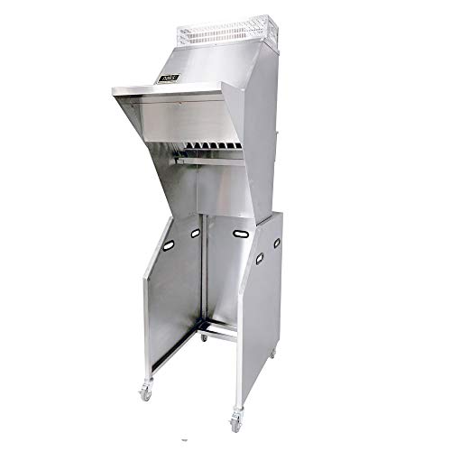 HOODMART Portable Pressure Fryer Ventless Hood System - Includes Ansul R-102 Fire Suppression