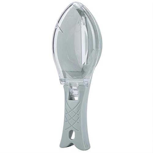 Bestyijo Fish Scraper, Fish Scale Scraper Multifunctional Fish Scaler Remover, Fish Cleaner Skin Brush Scraping Cleaning Peeler Kitchen Gadget (Blue) #TOP6