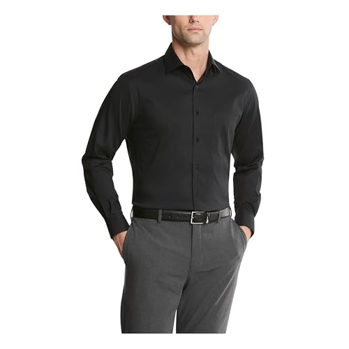 Image of Van Heusen Men's Dress Shirt Fitted Everyday Defense Stretch