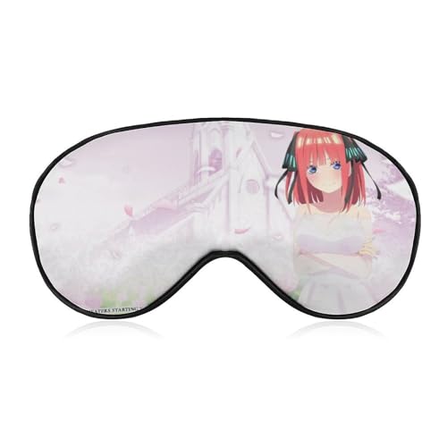 五等分の花嫁 中野二乃 アイマスク キャラクター アニメ アイマスク 睡眠用 かわいい 睡眠改善 遮光 柔らかい 眼精疲労 目元疲労回復 安眠マスク 圧迫感なし 子供 男女兼用 ギフト