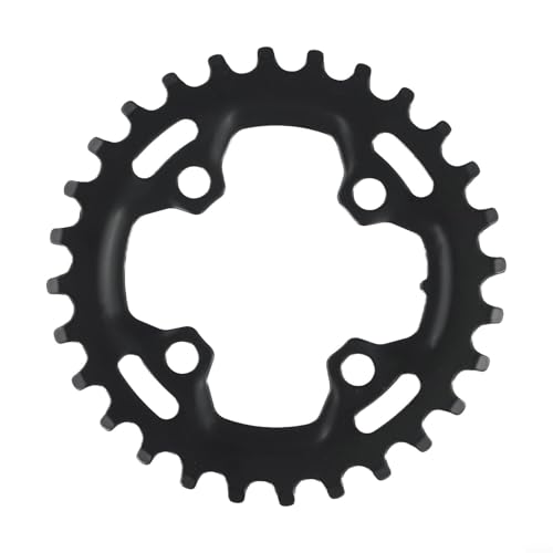 ZWEquipint 64BCD 28T schmales breites Kettenblatt, Single Speed Bike Kettenblatt, Mountainbike Kurbelgarnitur, Reparaturteil, schwarzes Stahlmaterial ZWEquipint 64BCD 28T schmales breites Kettenblatt, Single Speed Bike Kettenblatt, Mountainbike Kurbelgarnitur, Reparaturteil, schwarzes Stahlmaterial