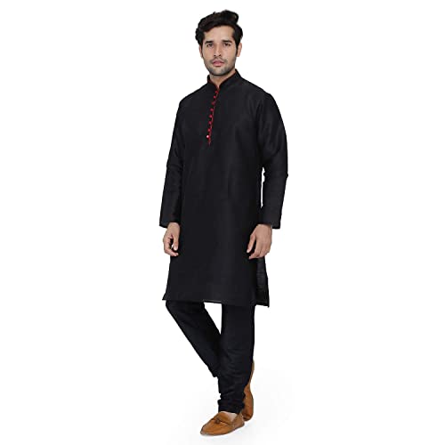 Image of Royal Kurta Men's Cotton Silk Kurta Pyjama Set