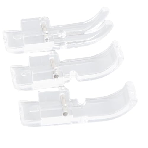 Set de 3 Pies Prensatelas Transparentes para Máquina de Coser miniatura 2