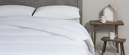 Perfect Textil Relleno Nórdico Edredón Natural 220g/m² de 100% Poliéster para Todo el Año Color Blanco en Varios Tamaños (240x260cm)