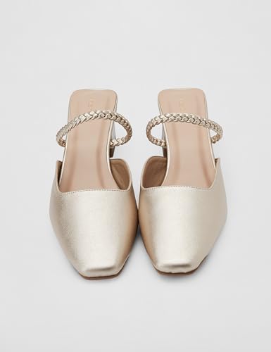 Image of Metro Women's Froh Feet Fashionable Block Heel Mules Featuring a Square Toe Design,