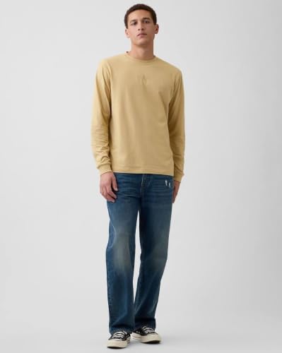 Image of Gap Men Standard Fit Long Sleeves Round Neck T-Shirt