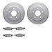 Dynamic Friction Company Front Geospec Brake Rotors with Heavy Duty Brake Pads 4202-42076