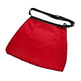 NOLITOY Wiederverwendbare Faltbare Einkaufstasche mit Verstärkten Griffen Große Rote Canvas tasche für Pilze Gemüse und Obst Sammeln für Outdoor camping und Bauernhofbesuche