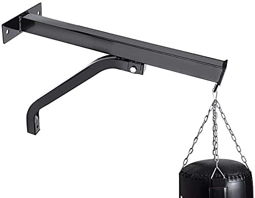 ZXBAODAN Punch Bag Bracket, Punch Bag Bracket, Hanging Holder for Punch Bag Up to 100kg, Steel, Black