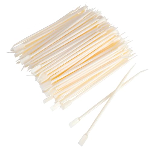 MUSISALY 100個 ホットまつげスティック まつげキット ラッシュリフトツールキット アイラッシュカーラーキット 用品 まつげパーマ道具 まつ毛植栽スティック プラスチック Beige