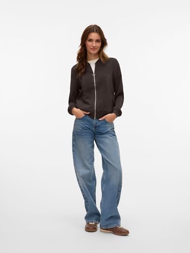 VERO MODA Damen VMCOCO L/S Bomber GA NOOS Kurzjacke, Chocolate Torte, L