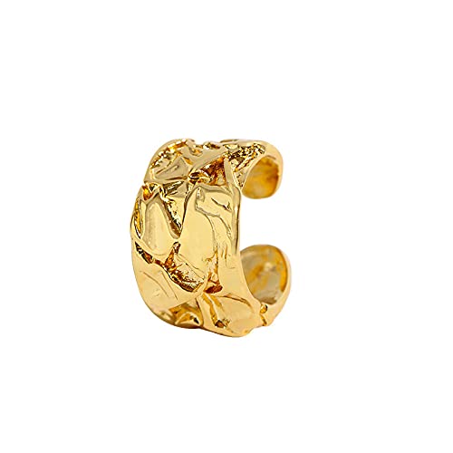 maozuzyy Herren Ringe Retro Open Bump Goldring Damen Und Herren...