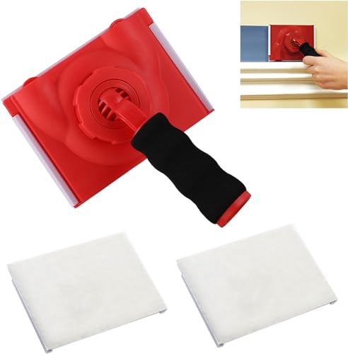 Flat Edge Trimmer with Handle | Universal Edge Trimmer for Wall Corners | Gap Corner Inner Corner Brush Tool - Perfect for Tight Spaces