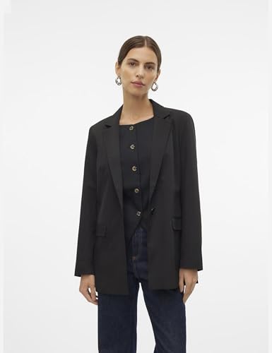 Vero Moda Vmnila Ls Slim Blazer Noos, Nero, 42 Donna - 3