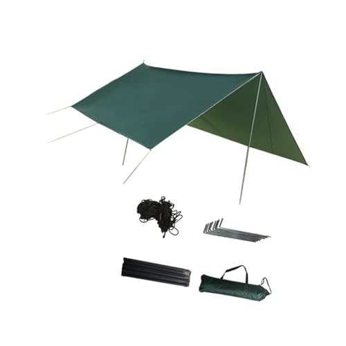 Menolana Hammock Rain Tarp Waterproof Tent Equipment Sunshades Cloth Hammock Rainfly Set Camping Canopy for Beach Hiking Garden Outdoor