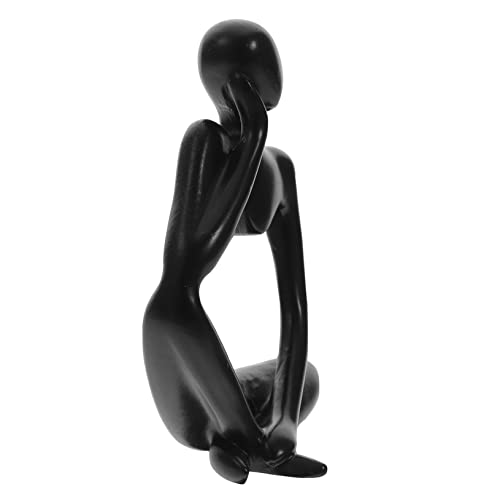 HOMOCONO Adornos De Figuras Abstractas, Decoración De Estantes, Acentos De Decoración Modernos, Estatuas para Decoración del Hogar, Decoración Abstracta, Estatua Abstracta, Decoración del