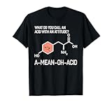 Humor Nerdy Chemistry T Shirt Gifts-Amino Acid for Women Men