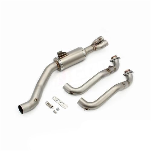 Silencieux d'échappement RS457 haut de gamme, ligne slip-on avec raccord avant