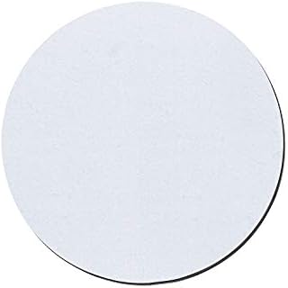 Thirsty Rhino Jeli, Soft Rubber & Jersey Neoprene Coaster, White, Set of 12