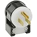 Leviton 268-05266-CA Industrial Grade Straight Blade Angle Plug