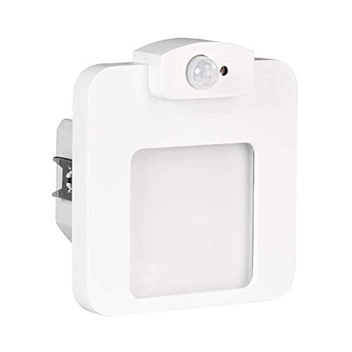 Aplique de pared LED Zamel Ledix de metal blanco con acabado minimalista 3