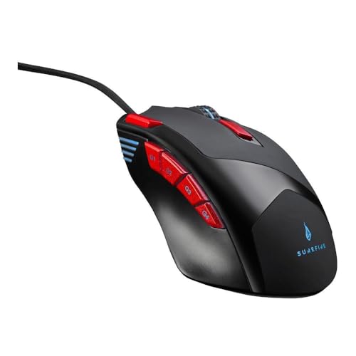 Souris gaming RGB Surefire Eagle Claw pour illuminer votre bureau et vos sessions nocturnes