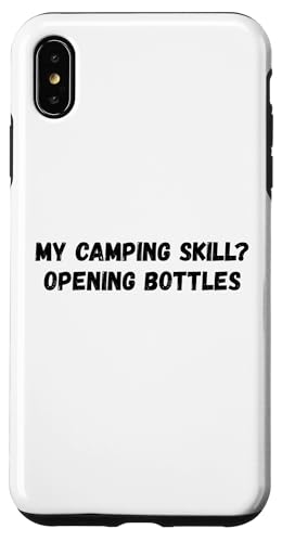 My Camping Skill �I�[�v�j���O �{�g�� �A�E�g�h�A �X�}�z�P�[�X iPhone XS Max �p