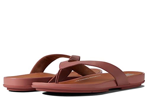 FitFlop EO8955-090 Gracie Leather FLIP-Flops Warm Rose US11 by FitFlop - Used condition - US$60.83