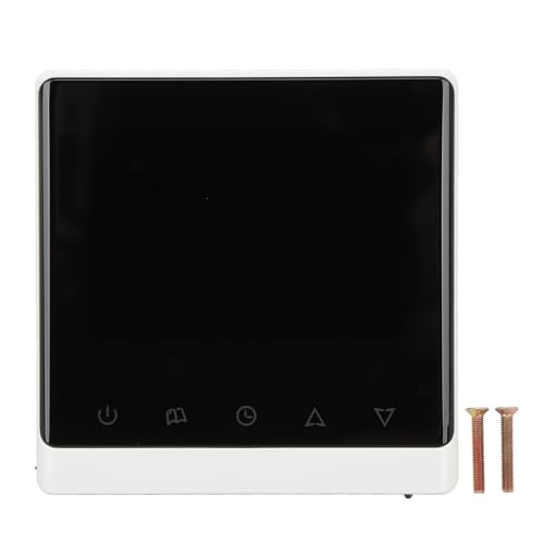 Termostato, Termostato de Aire Acondicionado, Pantalla LCD Grande, Panel de Control de Aire Acondicionado, Termostatos con Sensor de Temperatura de Termistor para Centros