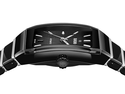 Rado - Anatom Automatic - Men - Swiss Watch - Metallised Sapphire Crystal - polished Black High-Tech Ceramic Links and Polished Stainless Steel Middle Links– 72 hours of Power Reserve - Sapphire Crystal Caseback, 21-Jewels R766 Calibre - Automatic – 32.5 mm3