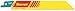 Starrett B614-50 Bi-Metal Unique Straight Fast Cut General Purpose Reciprocating Blade, 0.035" Thick, 14 TPI, 6" Length x 3/4" Width (Pack of 50)