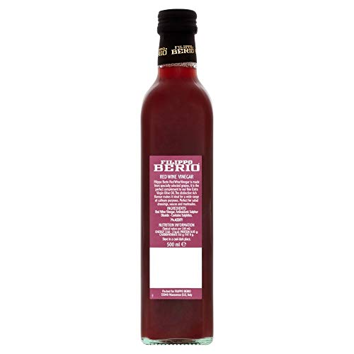 Filippo Berio Red Wine Vinegar, 16.91 fl oz ℮ 500 ml - Image 3 thumbnail