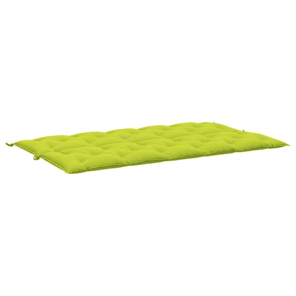 Gartenbank-Auflage Hellgrün 180x(50+50) x7 cm - Komfortable Bankauflage aus Oxford-Gewebe mit Rückenlehne, Sitzkissen für Gartenbank, Gartenmöbel und Terrasse