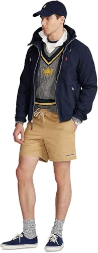 Ralph Lauren Polo Men's AVIATOR Canvas Hooded Jacket, Navy Blue, Medium2