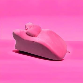 Ergonomic Spinal Posture Support & Multi-Functional Bed Pillow Pink
