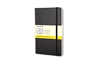 モレスキン(Moleskine) ノート クラシック ノートブック ハードカバー 方眼 ラージサイズ(横13cm×縦21cm) ブラック QP061