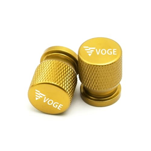Reifen CNC Ventilmündel Für Loncin Voge SR4MAX 300AC 300R 500DS 500R 650DS ER10 Motorradzubehör CNC-Reifenventil-Lufteinlasskappe(Yellow)