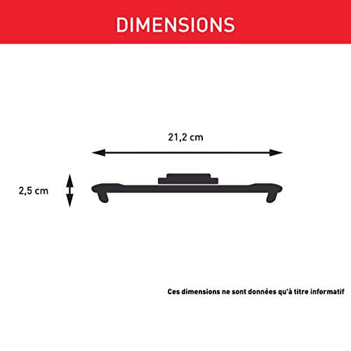 Tefal Ingenio Glasdeckel 20 cm, platzsparende Aufbewahrung, klappbarer Griff, schnelleres Kochen, Ingenio-kompatibel, spülmaschinengeeignet, Hochleistungskochen L9846302