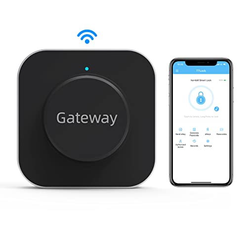 hornbill G2 Gateway for Smart Door Lock, Wi-Fi Bridge for Keyless Entry Electronic Smart Deadbolts, Remote Control Bluetooth Lock Compatible with TTLock App, Work with Alexa and Google Assistant hornbill G2 Gateway for Smart Door Lock, Wi-Fi Bridge for Keyless Entry Electronic Smart Deadbolts, Remote Control Bluetooth Lock Compatible with TTLock App, Work with Alexa and Google Assistant