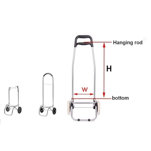 Einkaufswagen-Ersatztasche aus strapazierfähigem Oxford-Stoff, 31 l, Trolley-Tasche mit Seitentaschen, wasserdichte Aufbewahrungstasche für Einkaufswagen, 30 × 20 × 67 cm – Bild 4