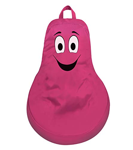 Factory Direct Partners 10486-Rs Cali Be Happy Sack Bean Bag Chair, Dirt-Resistant Coated Oxford Fabric - Raspberry, Large #TOP1