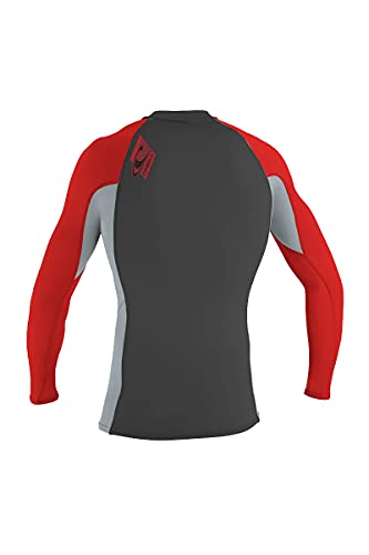 Image of O'Neill Youth Premium Skins Long Sleeve Rashguard, UPF 50+ Sun and Rash Protection, Buttery Soft Tight Fit