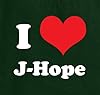 Dressdown I Love J-Hope - 100% Cotton Tote Bag - Bottle Green - One Size #2