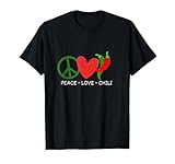 Peace Love Chili Cute Taco Cinco de Mayo Mexican Food Lovers T-Shirt
